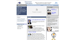 Desktop Screenshot of insuranceeducators.com